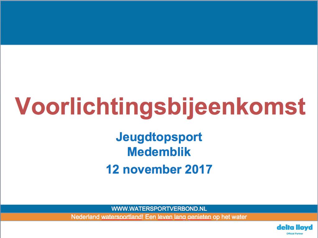 Coming together is a beginning Keeping together is progress Working together is success Henry Ford Algemeen Missie & Visie Doelstellingen Werkwijze 2-mans (High Performance klassen)