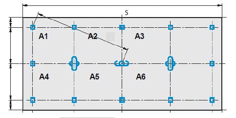 Tabel 3 Berekening van de normaalkrachten uit verhinderde kromming van het buitenspouwblad plaat als gevolg van temperatuurgradiënt (volgens Utescher BT5/1995) Voorwaarden: Δ T = ± 5 K Aanname voor