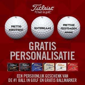 Shop Bent u nog op zoek naar een origineel cadeau voor de Feestdagen? Laat de #1 golfbal gratis personaliseren en ontvang er ook nog een gratis ball marker bij! 1.