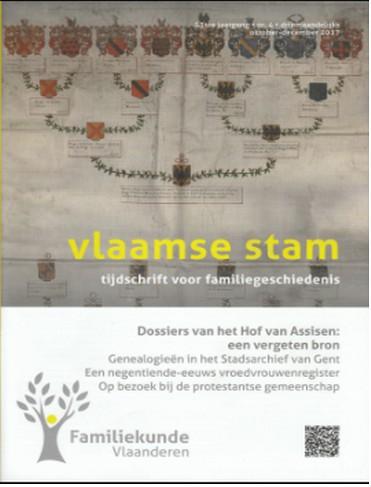 FV regio DILBEEK vzw NIEUWSBRIEF Jaargang 12 nummer 12 december 2017 Familiekunde Vlaanderen regio Dilbeek vzw is een regionale afdeling van Familiekunde Vlaanderen vzw.