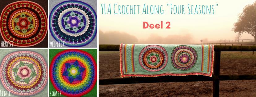YLA Crochet Along Deel 2 Het is tijd voor deel 2 van de YLA Crochet Along Four Seasons! In dit deel gaan we de eerste twee cirkels afmaken. Ben je er klaar voor? Dan gaan we lekker aan de slag.