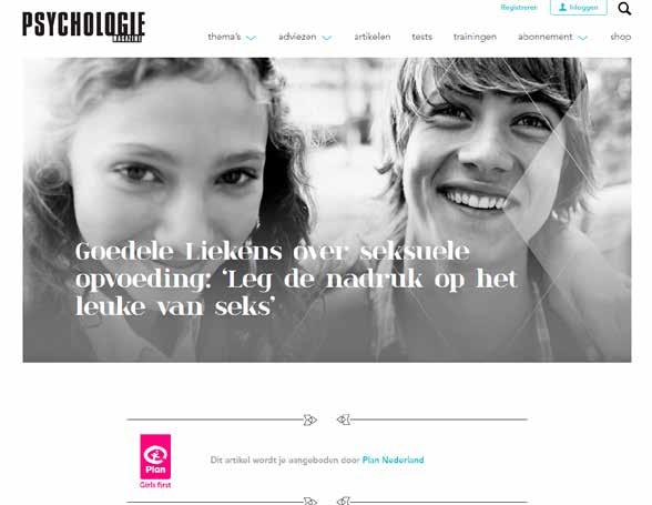 PSYCHOLOGIE MAGAZINE > online samenwerken BRANDED CONTENT Longread op de