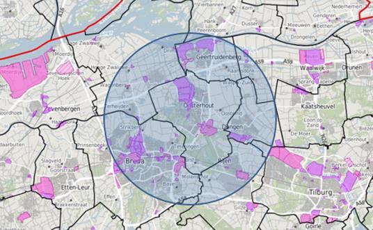 De bedrijfsruimtemarkt voor deze doelgroep is vooral lokaal georiënteerd. Het merendeel van de bedrijfsmigratie vindt over korte afstand plaats.