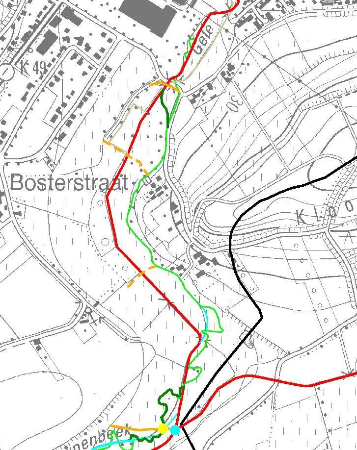 Inrichting GOG Verontdieping huidige loop Dijk + stuw Herstel oude loop Resultaat: -Extra