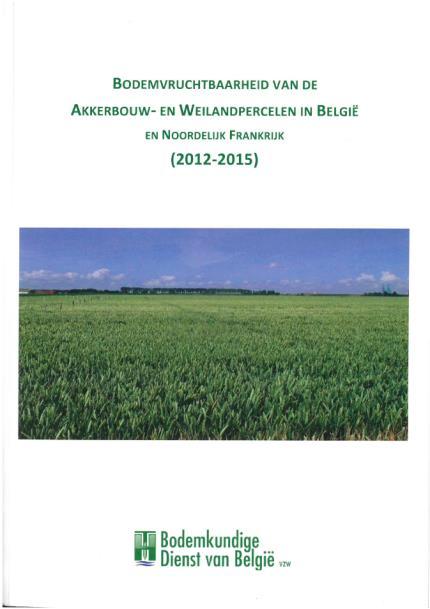 Actualisatie koolstofstocks onder grasland in Vlaanderen Metingen koolstofconcentratie Bodemkundige Dienst van België onder grasland (0-6cm) Methode