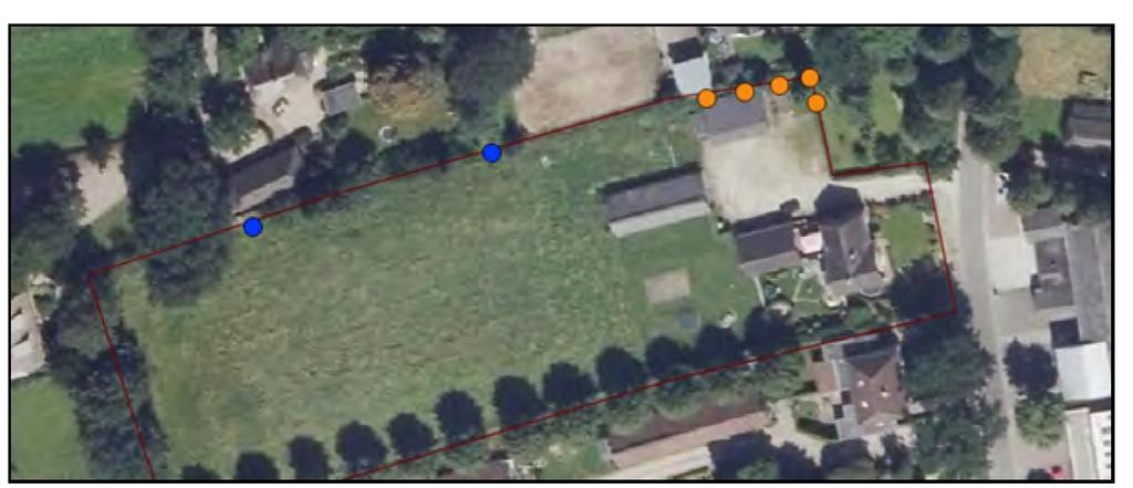 BIJLAGE 2 Figuur 3 Locaties van de tijdelijke mitigatie voor de