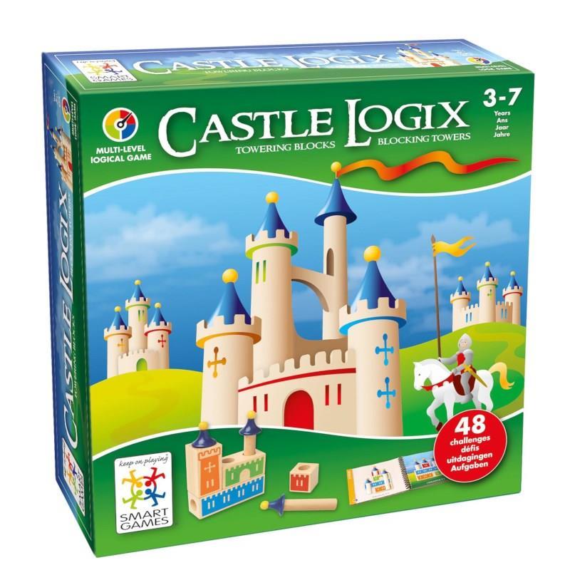 Ze zijn ook bezig geweest met Castle Logix. Bij dit spel staat logisch denken centraal. Castle Logix is een uitdagend spel waar kinderen zelfstandig mee aan het werk kunnen.