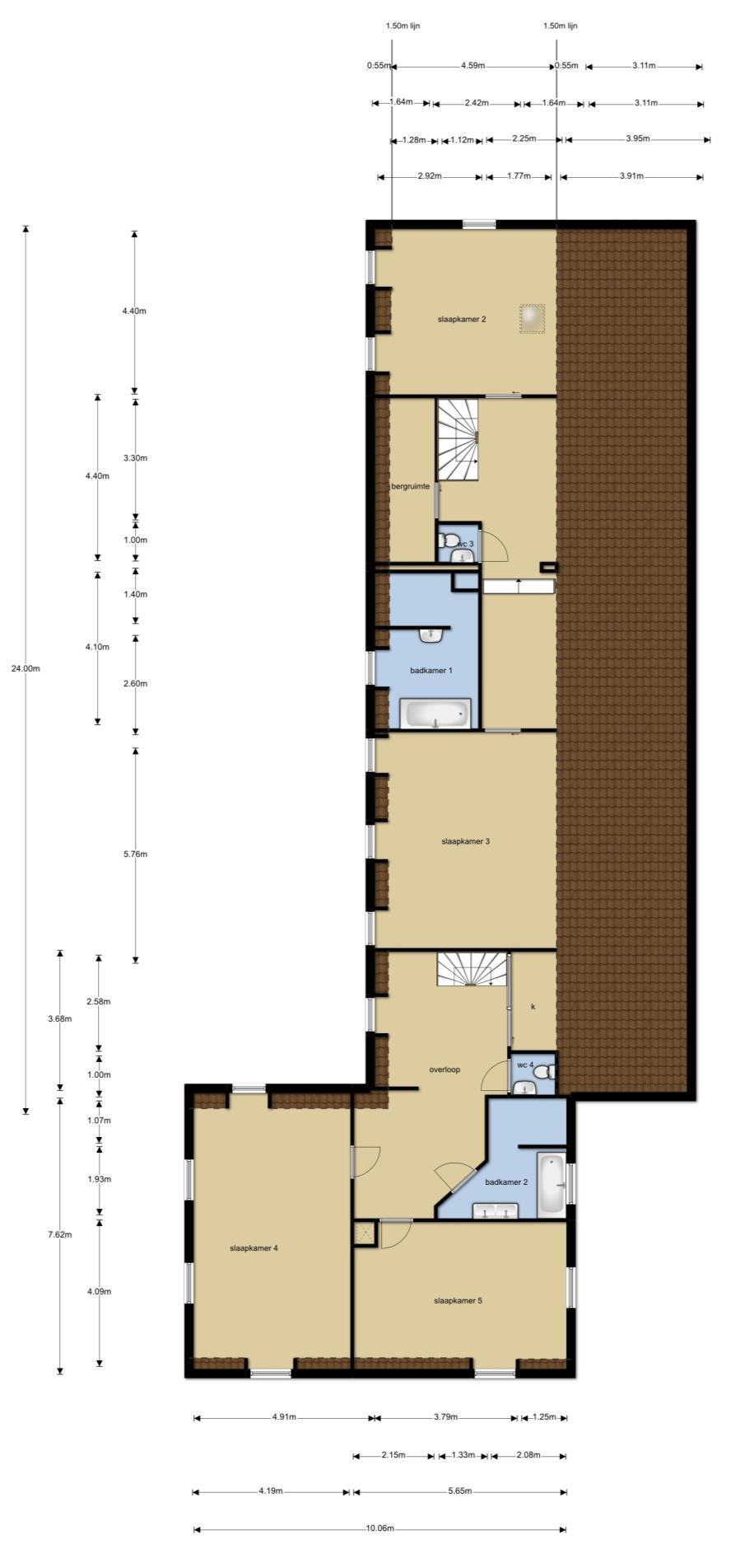 Plattegrond 1 e