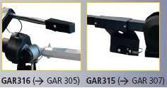 128R, alleen te monteren af fabriek, GAR 306 Velgbreedte meet eenheid voor RAV balanceer Machines G2 serie, niet voor G2.