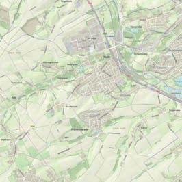 angustior) onderzochte Natura 2000-gebieden in Limburg, met in het rode kader deelgebied Geleenbeekdal-Beemden en in b) de