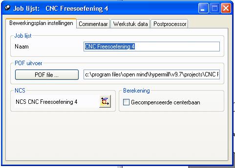 .Dubbelklik daarna op de eerste regel. CNC Freesoefening4 9.