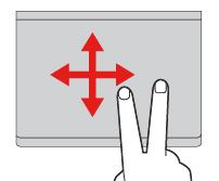 Tikken Tik met één vinger op een willekeurige plek op de trackpad om een item te selecteren of te openen.