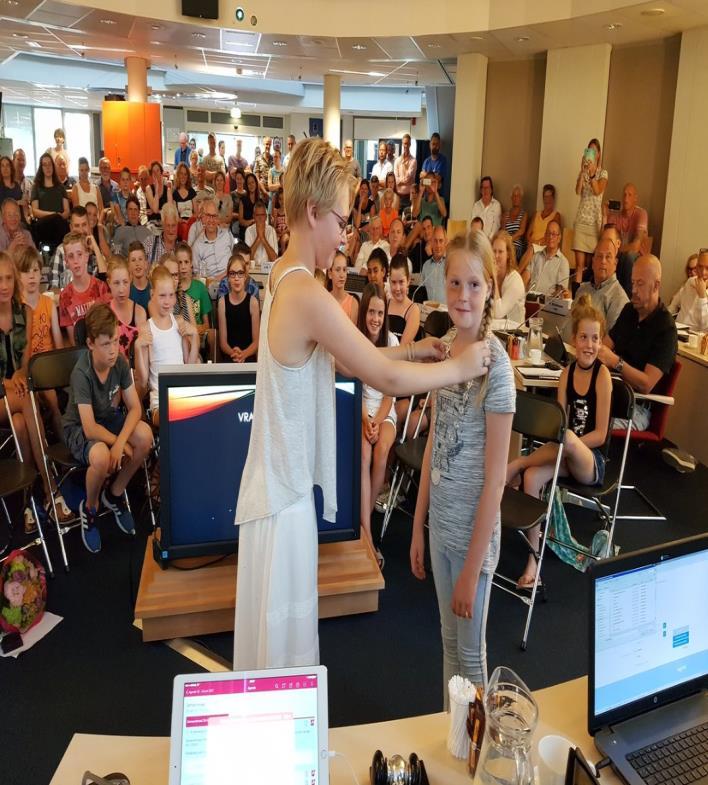 Quinty uit groep 7 is komend jaar de