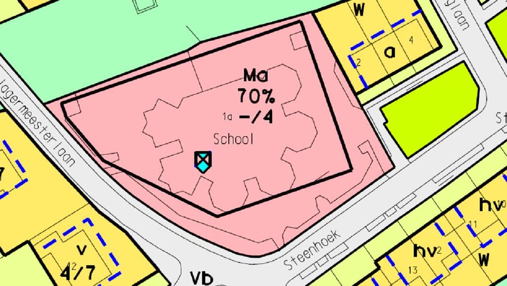1. Inleiding Deze notitie gaat in op de mogelijkheden van het vigerend bestemmingsplan om de brede school te realiseren op de locatie Steenhoek.