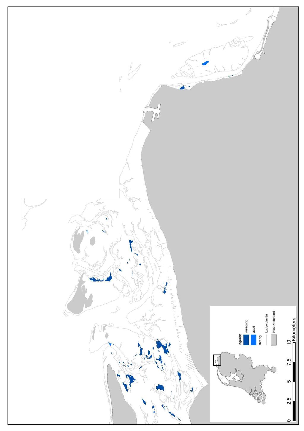 Kaart 8: Mosselbanken omgeving Rottumerplaat