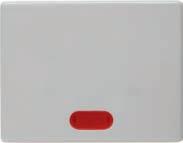 transparant, met wit tekstveld 1487 00 10 Wip - Lens Transparante lenzen met symbool voor licht, bel en deur. Trans pa ran te en rode lenzen zonder symbool.