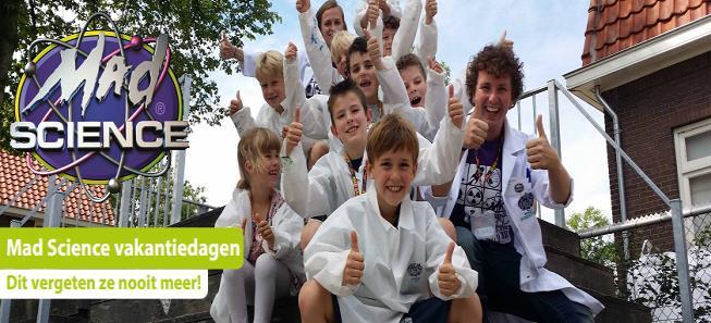 Hallo allemaal, Jullie kennen Mad Science waarschijnlijk van onze naschoolse wetenschap- en techniekcursus, maar wisten jullie dat we in de zomervakantie gewoon verder experimenteren?