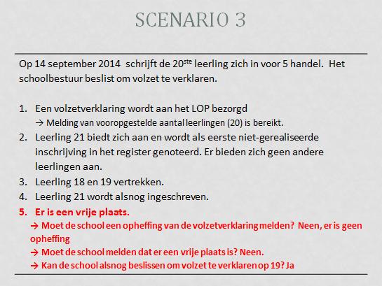 Meedelen van vrije plaatsen Dubbele contingentering is enkel verplicht voor 1A en 1B. Bijgevolg is het meedelen van vrije plaatsen per contingent enkel verplicht voor 1A en 1B.