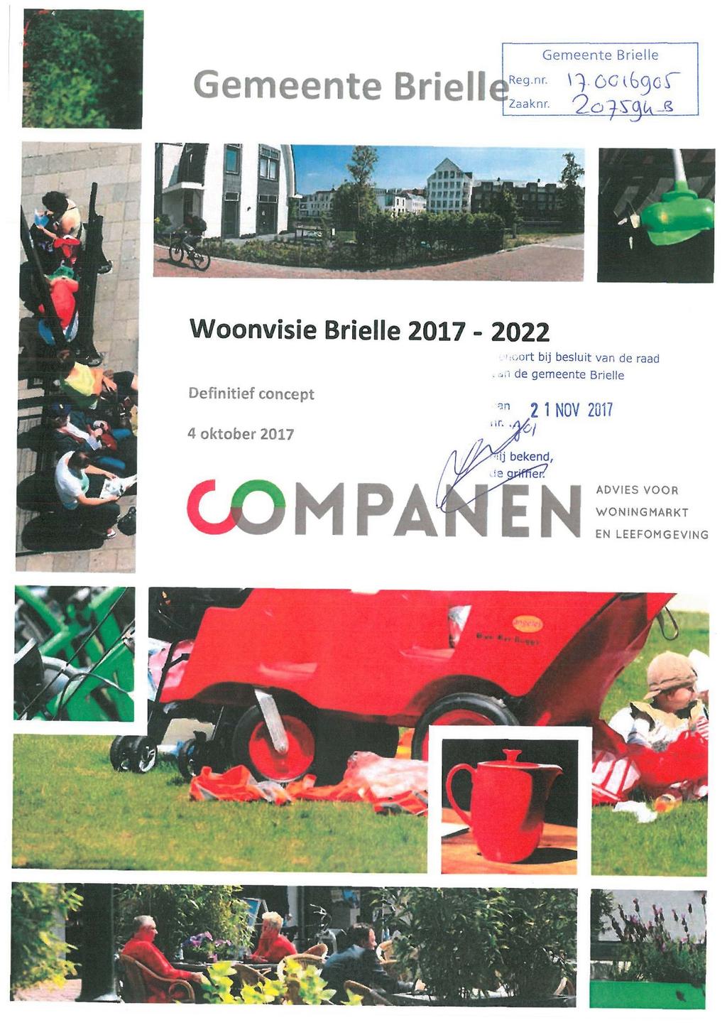 Gemeente Brielle 9 Gemeente Brielle S X öc(^cr Woonvisie Brielle 2017 2022 Definitief concept 4 oktober 2017 v.