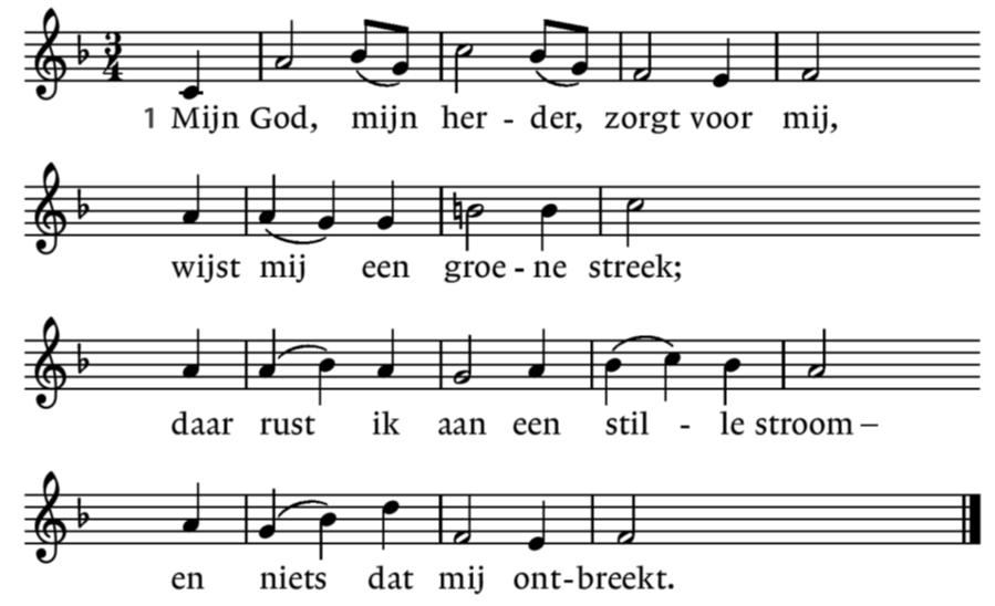 DIENST VAN DE DANKBAARHEID Mededelingen door de ouderling van dienst Inzameling van de gaven voor Hospice Haarlem Muzikaal moment: Wals opus 69 nr.