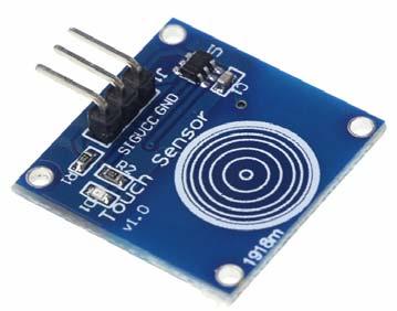 Project 1: Een On/Off led met Touch sensor (aanraakschakelaar) Aanraakschakelaars zijn meestal capacitieve aanraakschakelaars.