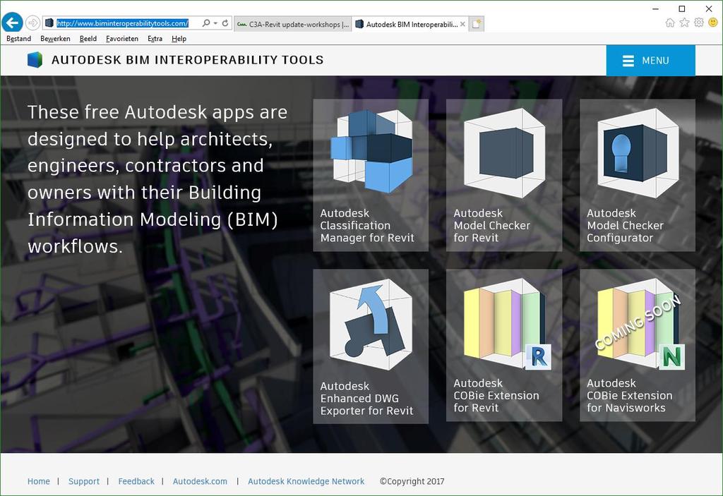 C3A-Workshops mei/juni 2018 Nieuw met Revit & C3A-Extensies release 2019 blad 35