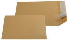 Papier Enveloppen Enveloppen Bruine enveloppen Uit bruine kraft van 90 g/m² Zonder venster Met