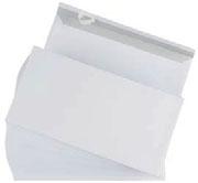 .. Enveloppen Enveloppen Ft 110 x 220 mm (DL) Wit houtvrij papier van 80 g/m² Grijze binnenzijde Met