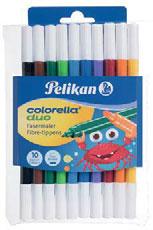 Creatief en educatief materiaal Kleuren Kleuren Viltstift Colorella Star Met uitwasbare inkt Uitstekende kwaliteit In een plastic etui 302-10 10 stiften 10.