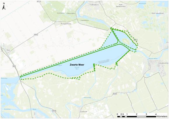 2. Kenmerken van het Zwarte Meer waren. Het gebied kan potentieel een bijdrage leveren aan de populatie van de genoemde soorten in het hele IJsselmeergebied.