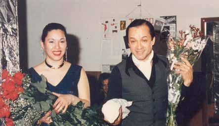 Herinneringen aan nostalgische tangolessen Maestra Mirta Campos: Samen met Gustavo Arias begon ik in 1982 met de tango in Amsterdam.