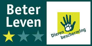 Het 'beter leven' logo is een voedselkwaliteitswaarde voor: a. Dierenwelzijn a. Gezondheid Beter leven keurmerk kn.nu/ww.e89eaee (youtu.