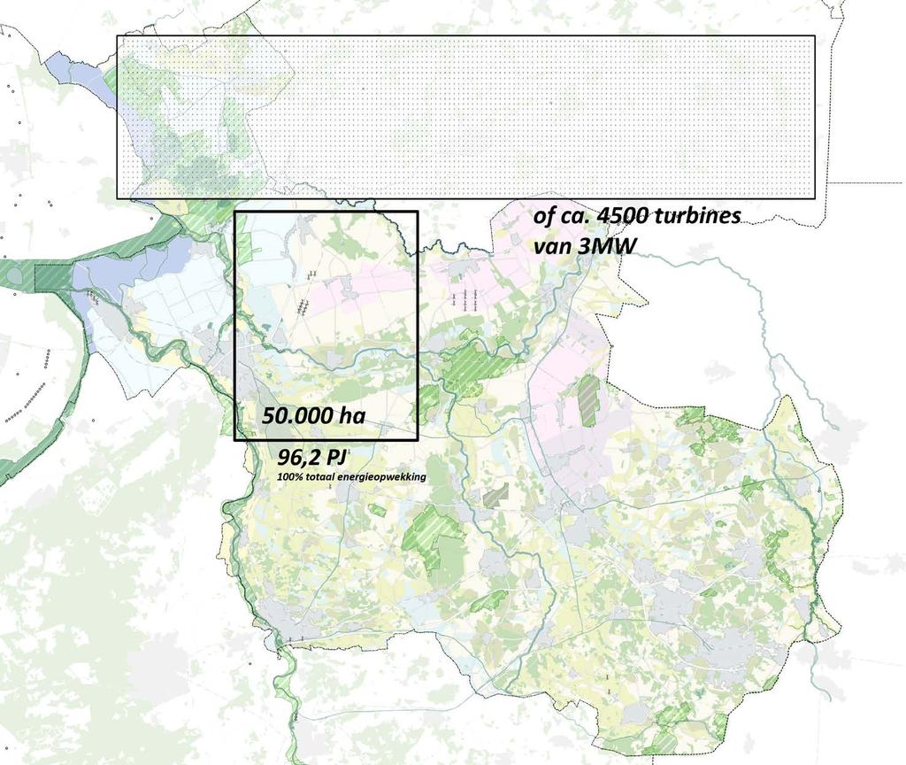 1. 2. (met huidige techniek) Enorme opgave energiemix (nog n.t.b.) met ca.