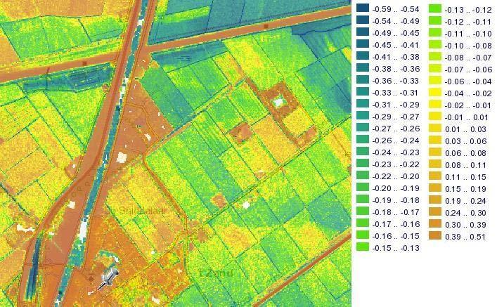 leemarm, matig grond zand dat tot een diepte van 45-95 cm kalkloos is. Hieronder bevindt zich slappe, kalkrijke zware zavel of lichte klei.