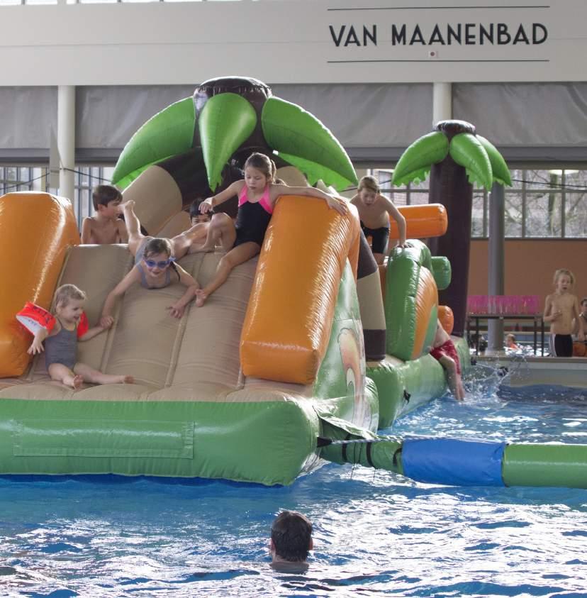 Het Van Maanenbad, meer dan alleen zwemmen In het Van Maanenbad is duidelijk te merken dat het zwembad vooral bekend staat als sportbad.