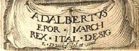 14 Dec 2018 Pagina 409 18925654528. Adalbert II, (zie de zelfde persoon hierboven) overige namen Markgraaf van Ivréa Graaf Van Parma, geboren 0880, overleden 0923.