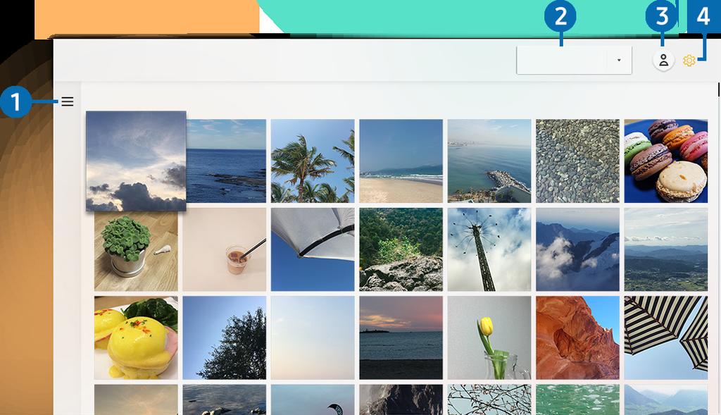 De app Gallery gebruiken Bekijk foto's en video's die zijn gesynchroniseerd met Samsung Cloud.