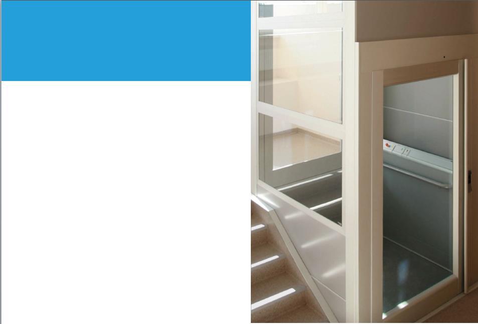 In het geval van een binnen installatie, heeft de Lineus200 alle essentiële kwaliteiten van een platformlift: minimale afmetingen, geen put en machinekamer, quasi geruisloos en een laag