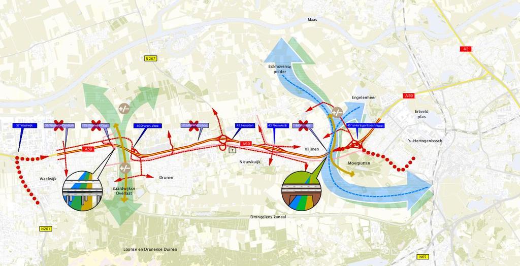 Figuur 1.2: begrenzing tussen PIP Oost en PIP West ter plaatse van de aansluiting 42 1.3 Leeswijzer Hoofdstuk 2 beschrijft het beleid voor dit thema.