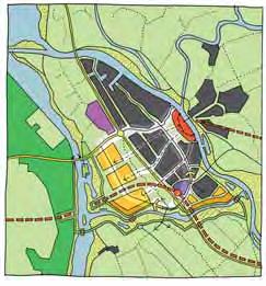 Het masterplan Het masterplan De integrale ontwikkeling van bypass, woningen, wegen, nieuwe natuur en kansen voor recreatie en bedrijvigheid levert samen het totaalbeeld op voor het masterplan.