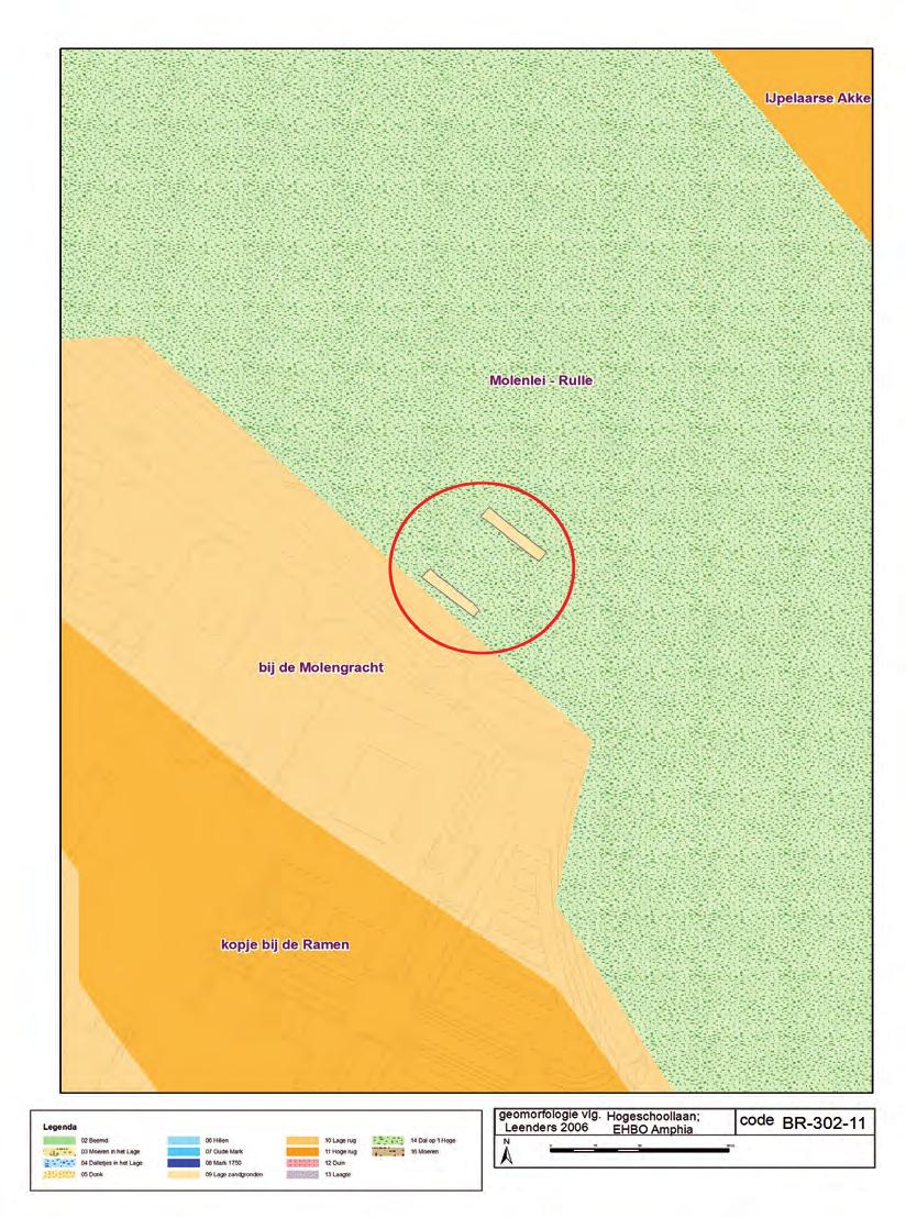 3 Landschappelijke gegevens en historische context Het plangebied is niet gekarteerd op de geomorfologische kaart en bodemkaart in archis2, omdat het binnen de bebouwde kom van de