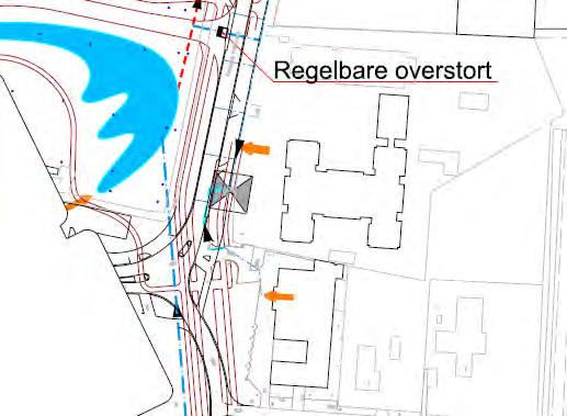 Water Amphia Molengracht, Breda Kaart toekomstige situatie kruising Molengracht (Verl.