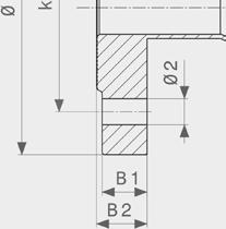 4 k = Boutdiameter n = Aantal gaten Prestabo