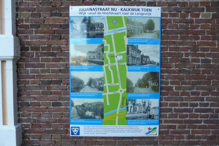 informatie over de vroegere 'Kalkwieke' (de huidige Julianastraat).