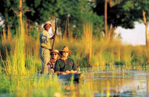 Nederland/België Optionele verlenging Pom Pom Camp: Dag 10 13 semi panoramische vlucht naar Okavango Pom Pom Camp 3 nachten FI Dag 13 semi panoramische vlucht naar Main Airport voor aanvang van uw