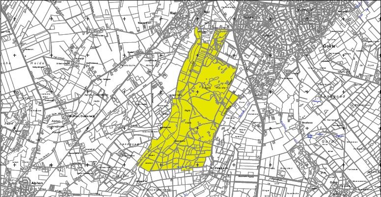 2 Gebiedsbeschrijving De mogelijke effecten van de aanleg en exploitatie van het sportpark worden getoetst op de instandhoudingdoelstellingen van het nabij gelegen Natura 2000- gebied 'Regte heide &