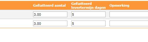 Voorbeeld: de pashouder besteld 10 stuks en heeft verzocht om alleen een blauwe variant van het artikel. U kunt echter maar 8 blauwe leveren en vult de overige 2 aan in een andere kleur.