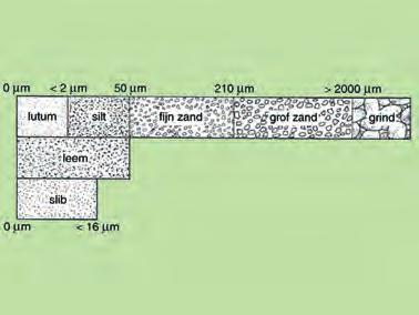 1.3 Minerale bestanddelen Gronddeeltjes De gronddeeltjes zijn verweerde gesteenten die hoofdzakelijk door de rivieren naar ons land zijn getransporteerd.