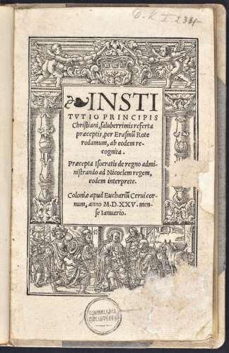 Institvtio principis christiani (1516)