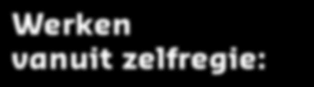 zelfregie: